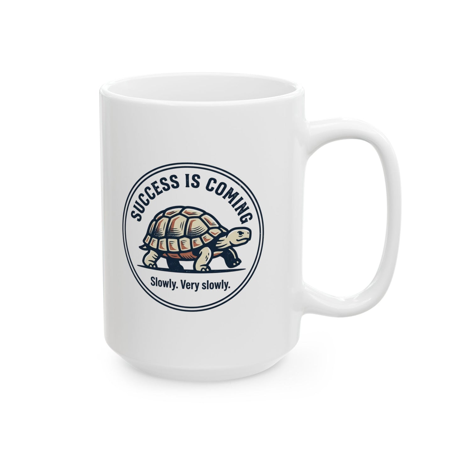Motivational Success Mug – 'Success Is a Journey' Ceramic Coffee Cup (11oz/15oz)
