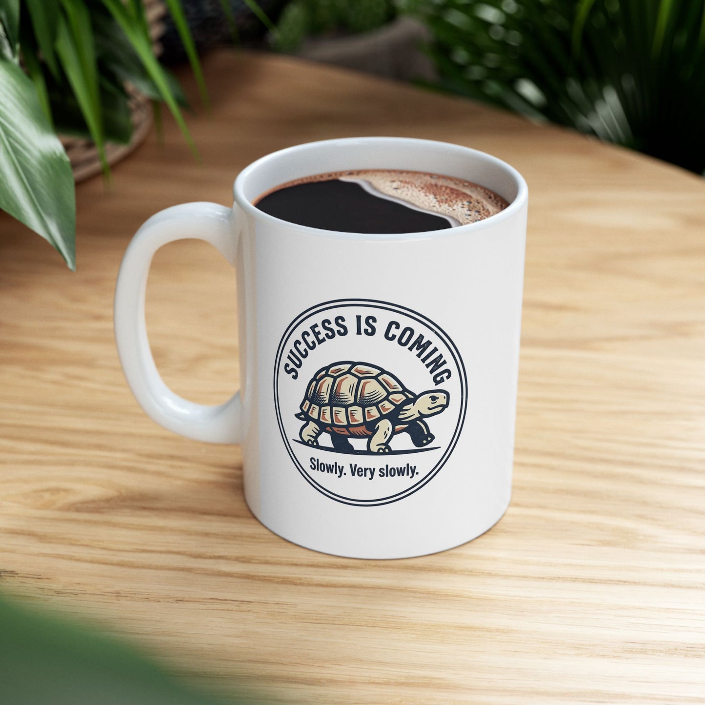 Motivational Success Mug – 'Success Is a Journey' Ceramic Coffee Cup (11oz/15oz)